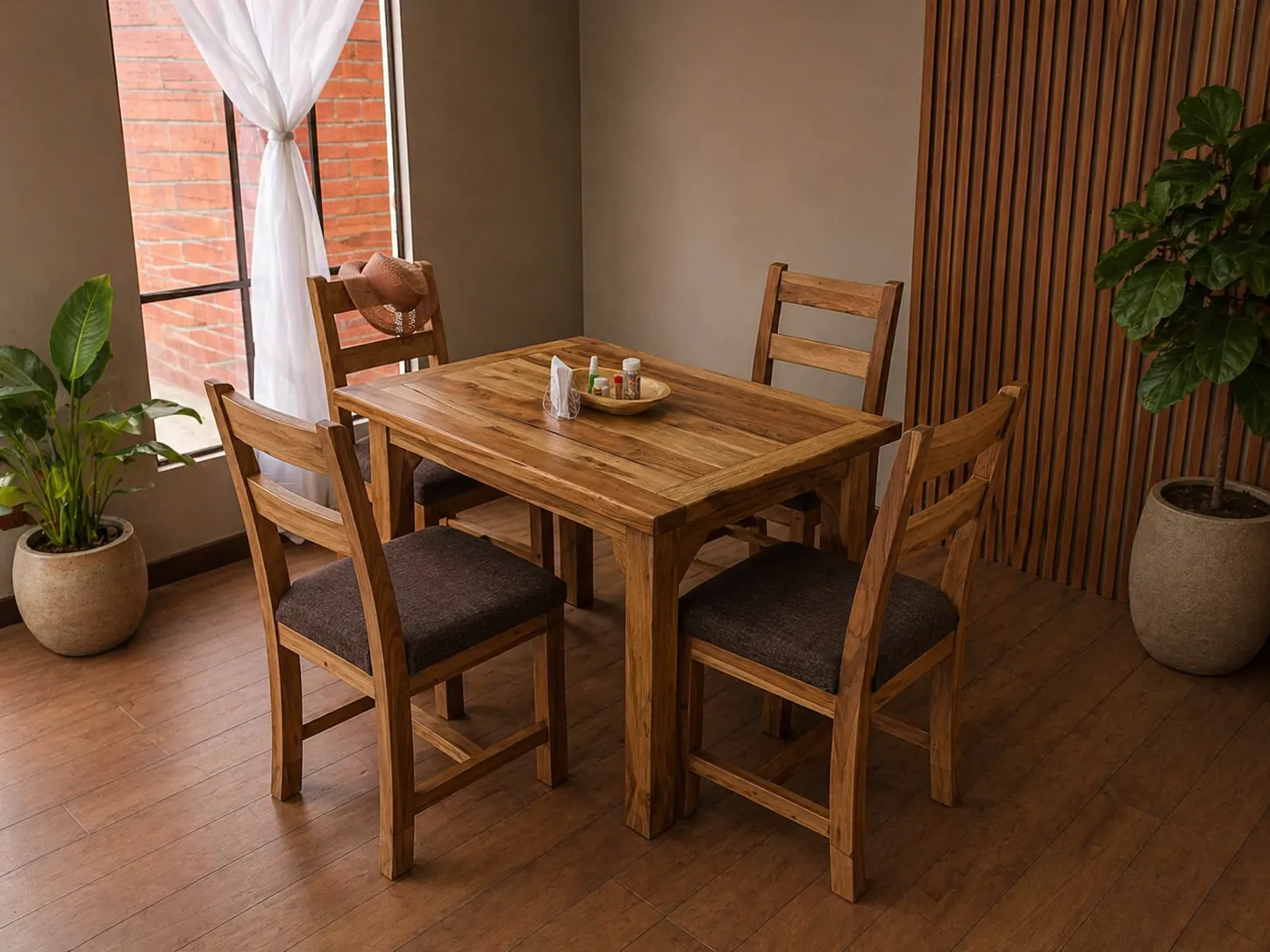 Comedor en madera maciza